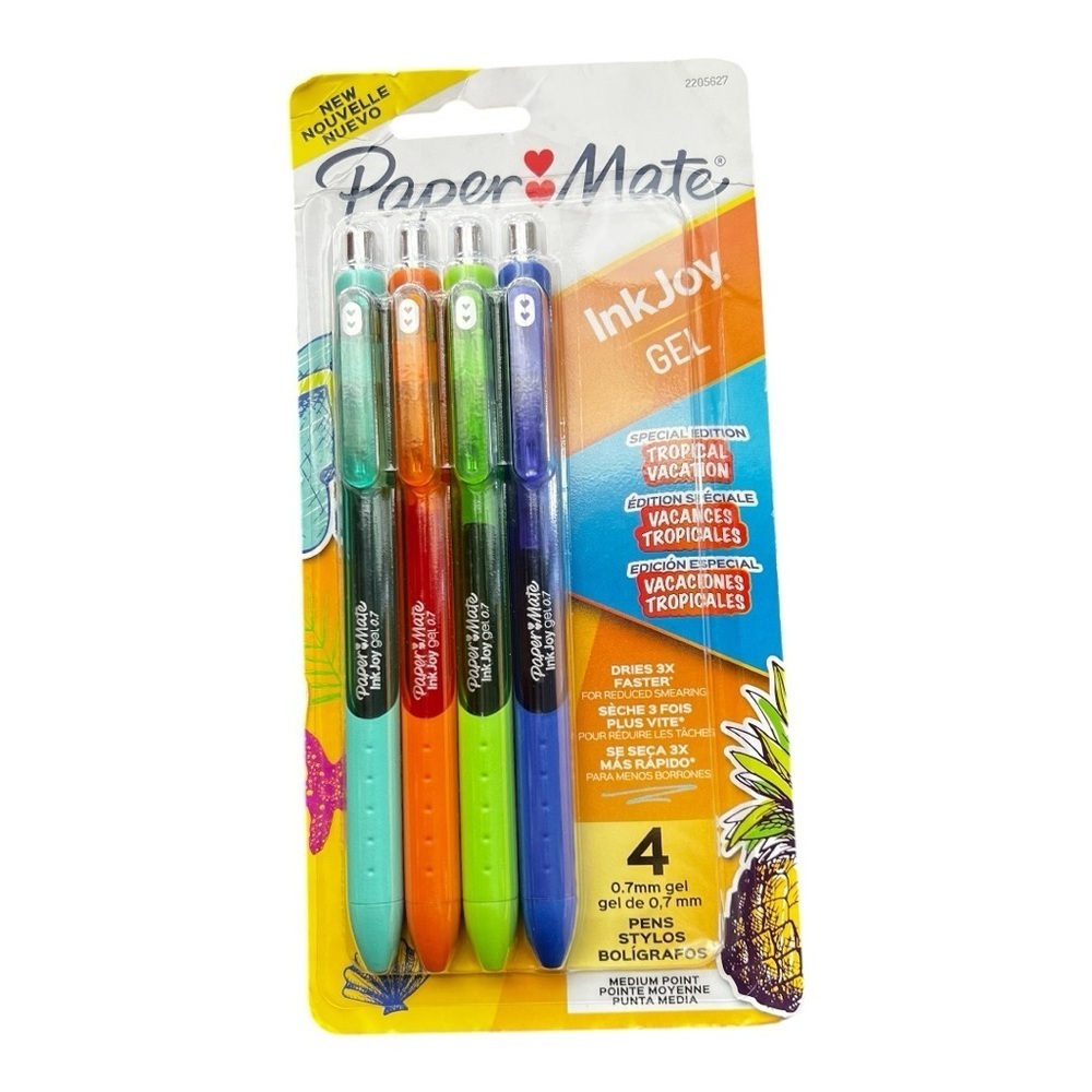 ❤️3/$12 NWT Paper Mate InkJoy Multi Color Gel Pens 0.7mm